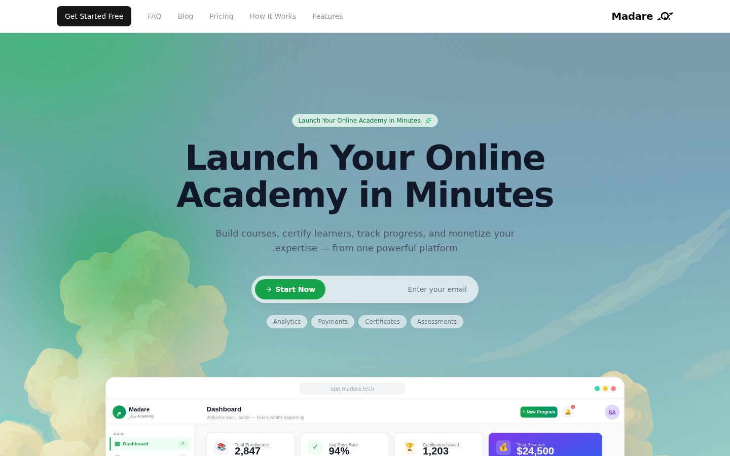 Madare — screenshot